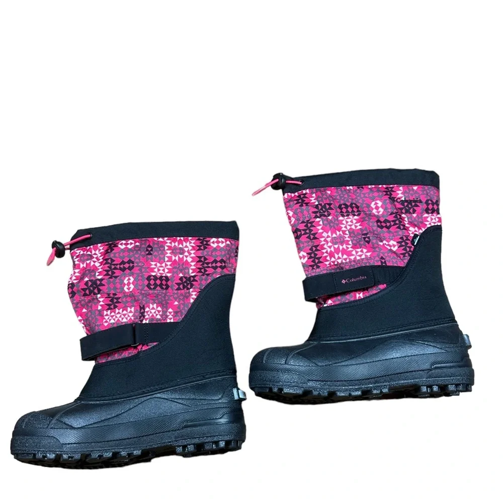 COLUMBIA: Girl’s / Kids’ Powderbug™ Plus II Print Snow Boot -Size 6